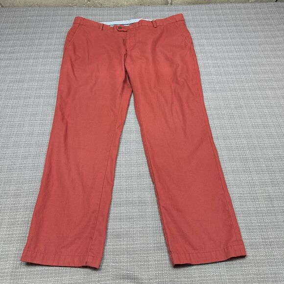 Psycho Bunny Golf Pants 38‎ x 34* Coral Orange Casual Fun Outdoor 38x29* - Picture 4 of 13